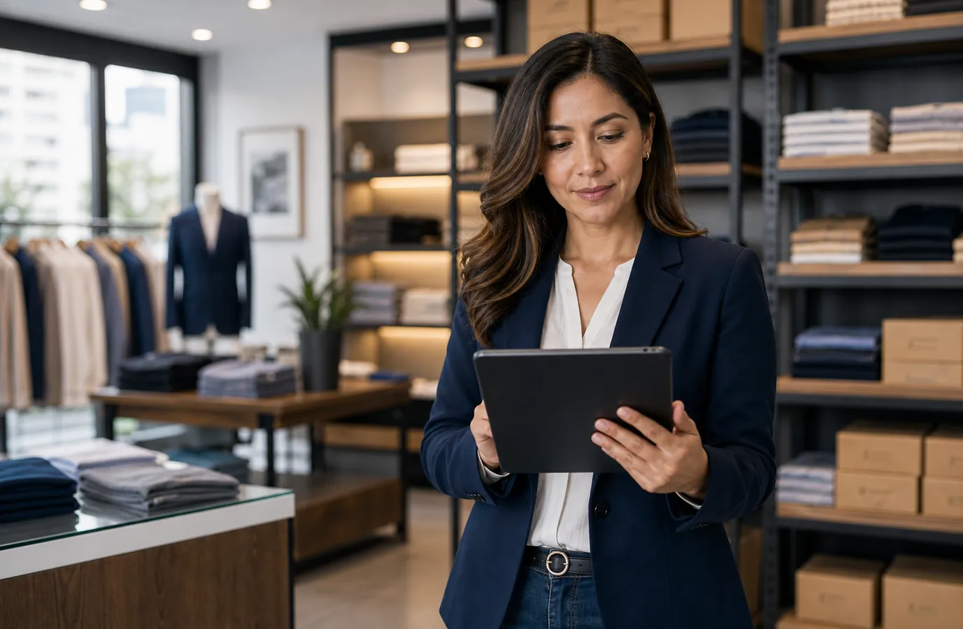 Empresa comercial peruana gestionando inventarios y ventas